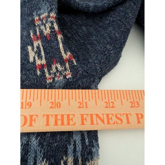 Chaps Aztec Southwestern Sweater Womens Size Large Blue Western Long Sleeve - Picture 11 of 12